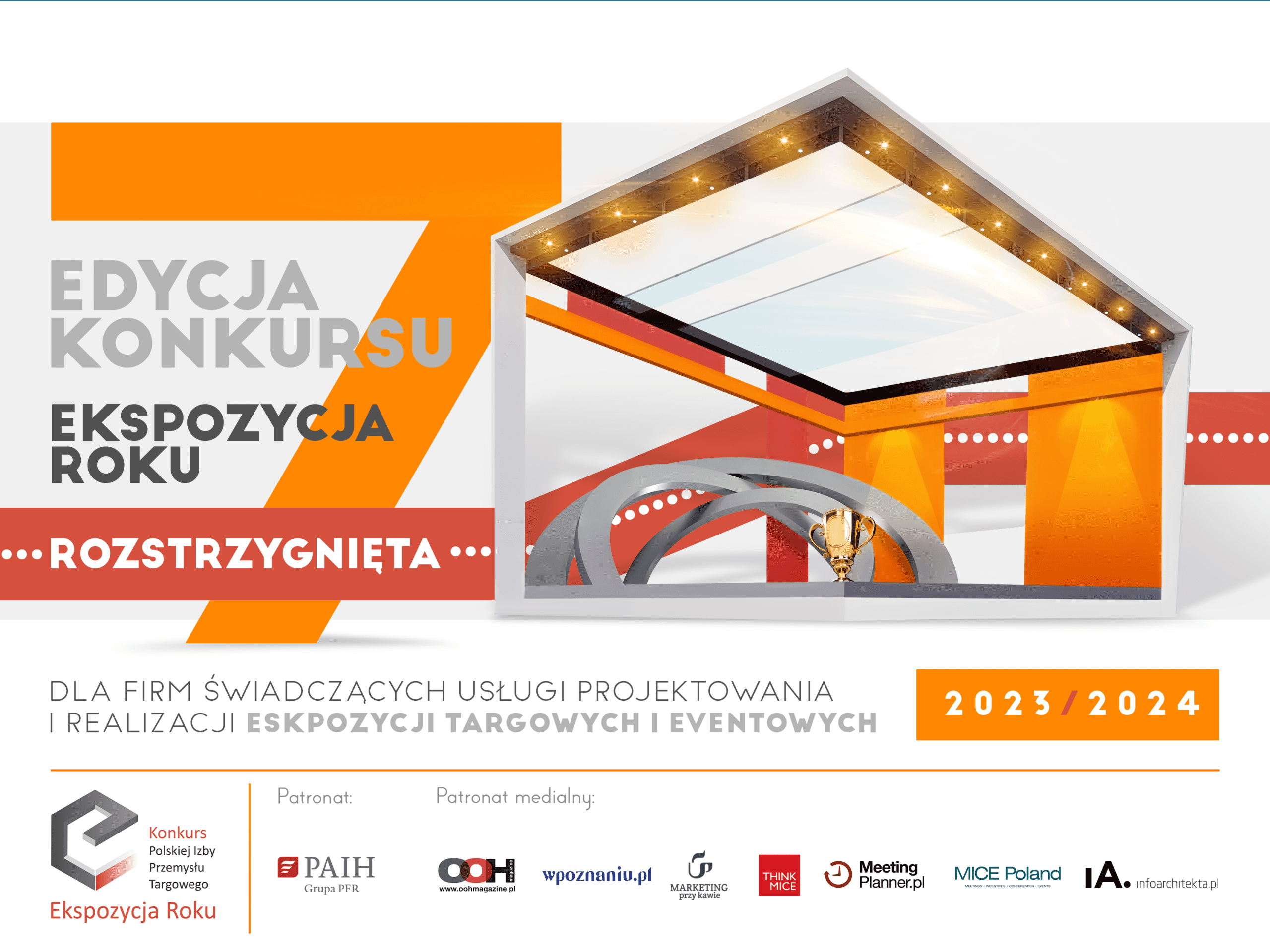 Plakat konkursu Ekspozycja Roku 2023