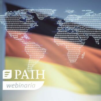 Mapa świata na fladze Nemiec