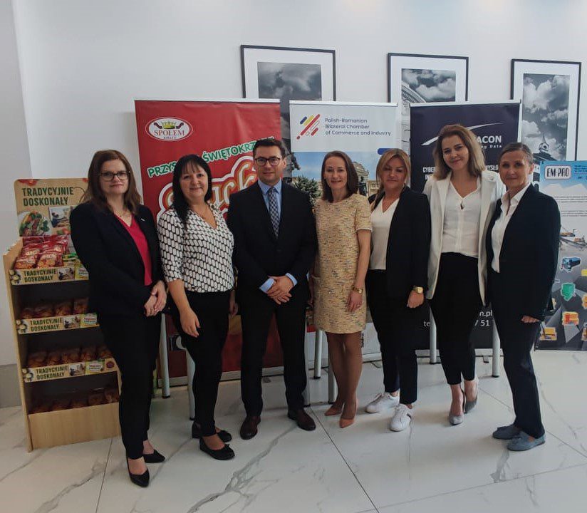 Międzynarodowe Forum Biznesowe w Timiszoarze, dyrektor Izby z uczestnikami delegacji