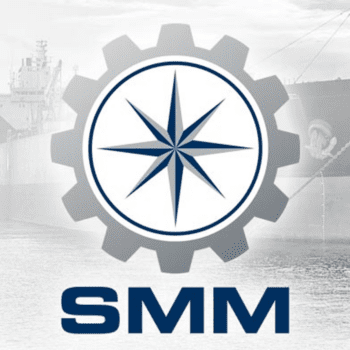 znaczek targow z literami SMM