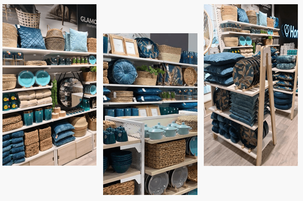 Homla example products exposition