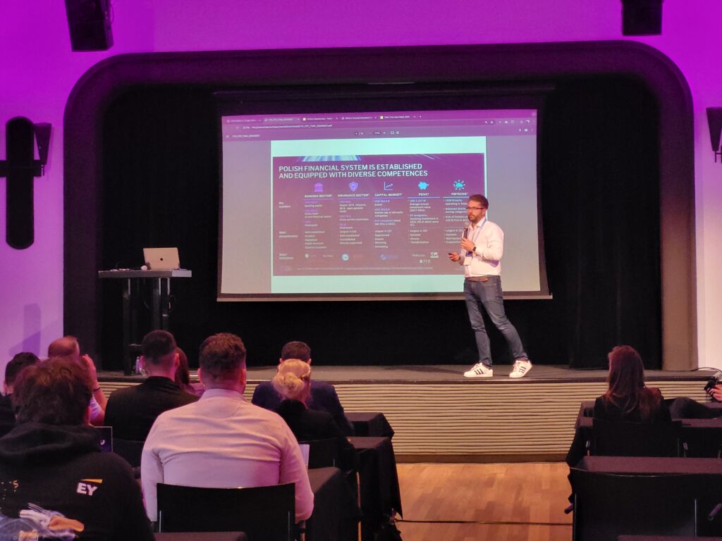 Prezentacja polskiego systemu finansowego podczas konferencji
