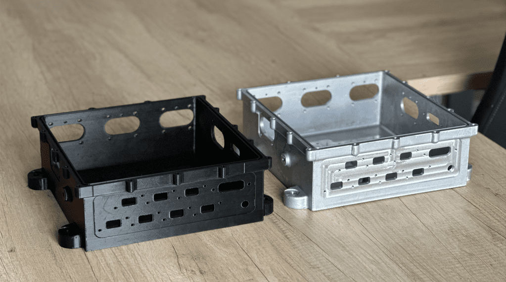 Die casting with CNC machining and its 3D printed prototype