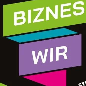 figury geometryczne i napis biznes wir