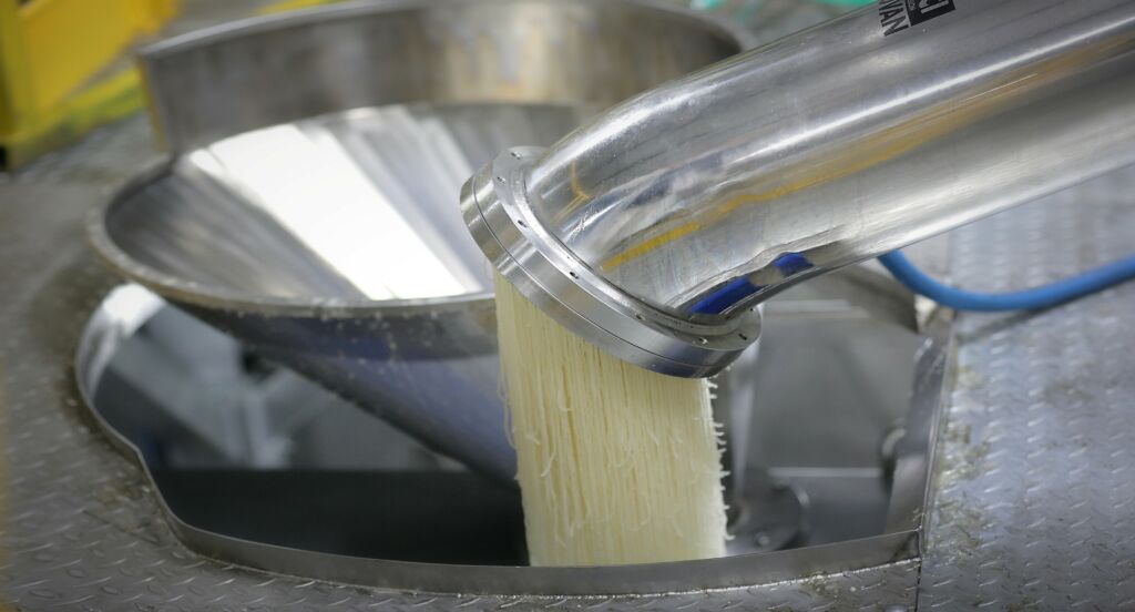 Production process – gelatin before drying