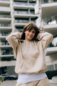 Soft, high-quality hoodie by Camicetta—90% cotton, 10% polyester. Fully made in Poland and customizable in every detail.