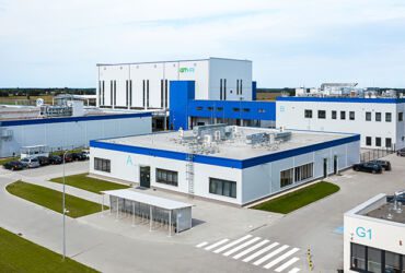 GTHR production complex in Wszemirów – 11,000 m², built in 2021 for Guotai-Huarong Poland.
