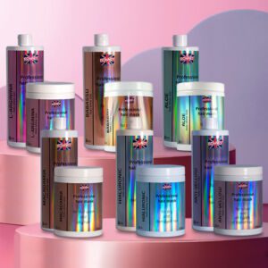HOLO – professional hair care line with natural actives for strength, hydration, repair, and stunning shelf appeal.