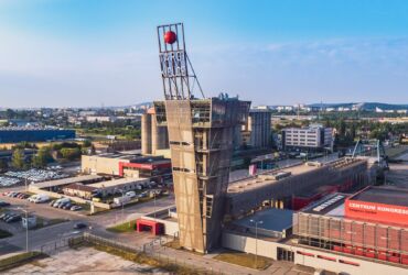 Targi Kielce seen from birdseye view