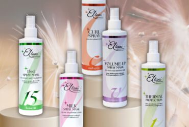 Leave-in sprays tailored to different hair needs: heat protection, volume boost, detangling, nourishment and curl care.