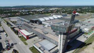 The infrastructure of Targi Kielce