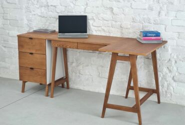 corner writing desk in L shape Luka
