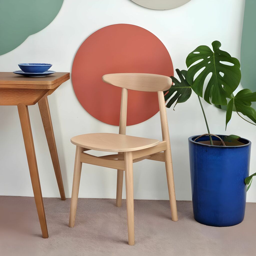 solid wood dining chair Biju
