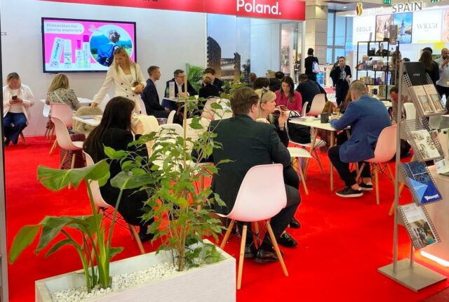 Polskie stoisko narodowe na targach Cosmoprof