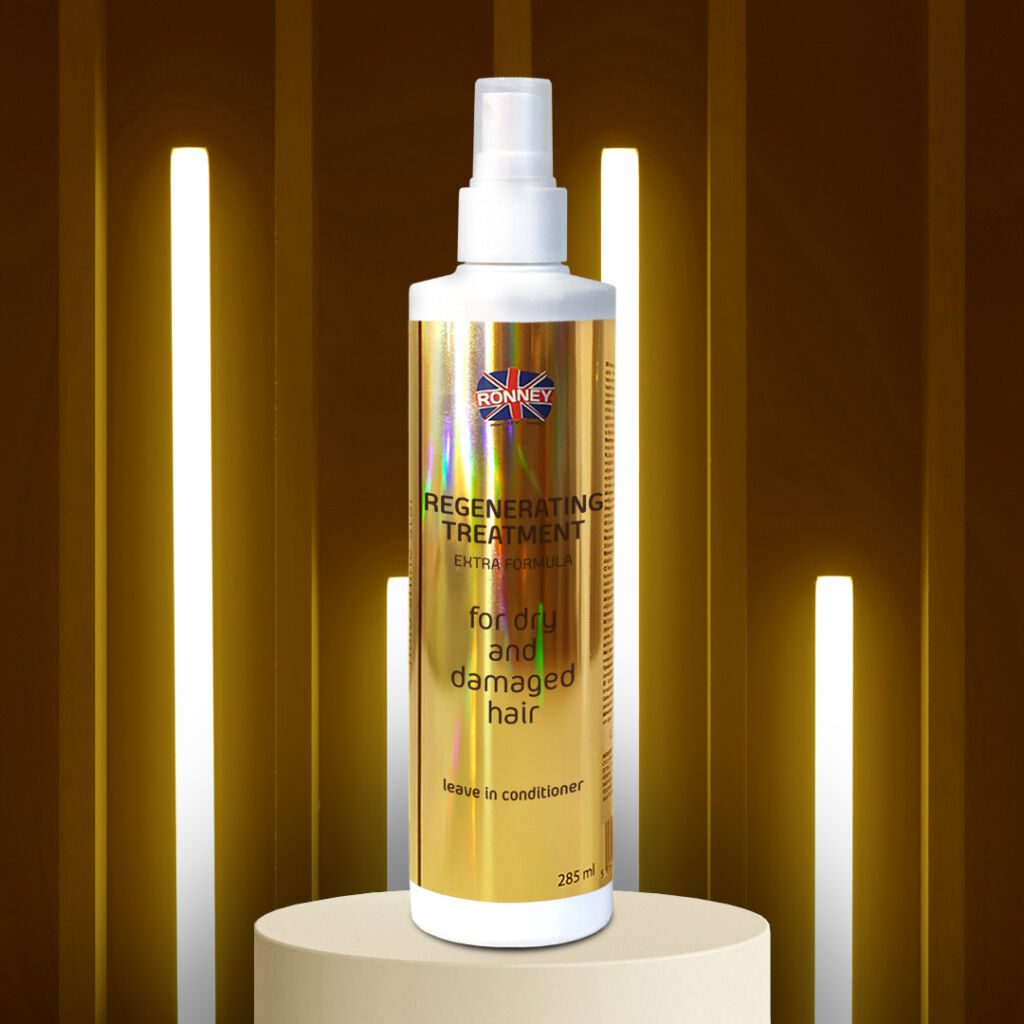 RONNEY Holo Leave-in Milk mask - lightweight formula for beautiful hair. Eases combing, nourishes and gives shine.