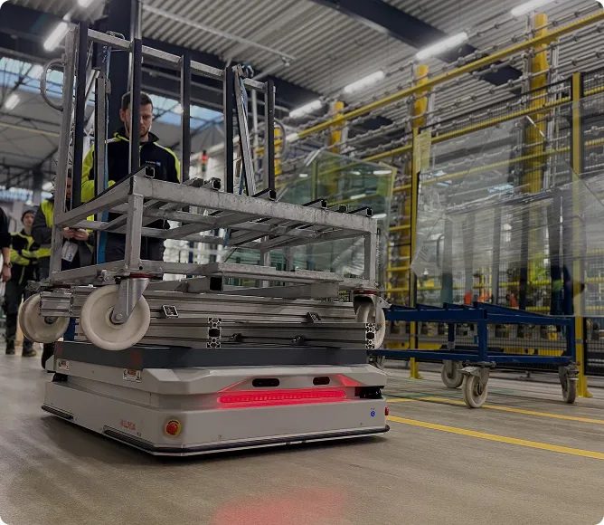 Autonomous Mobile Robots (AGVs) automate transport, boosting efficiency and unlocking new savings potential