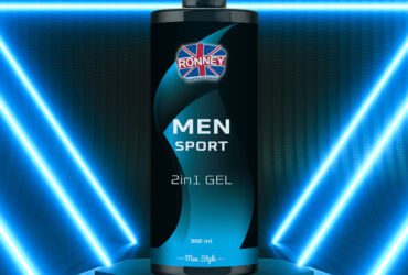 RONNEY Men Line – effective, everyday freshness with 2in1 gel, shampoo, and shower gel for active men.