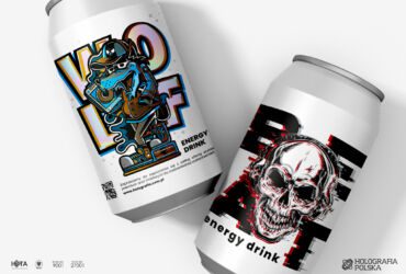 Premium adhesive label – combines high-quality finish with strong branding and aesthetic appeal.