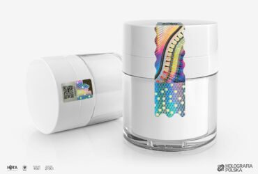 Tamper-evident HoloSeal with hologram – custom-fit, hard to forge, ideal for pharma and beauty packaging.