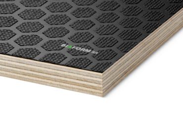 Birch plywood with hexa pattern