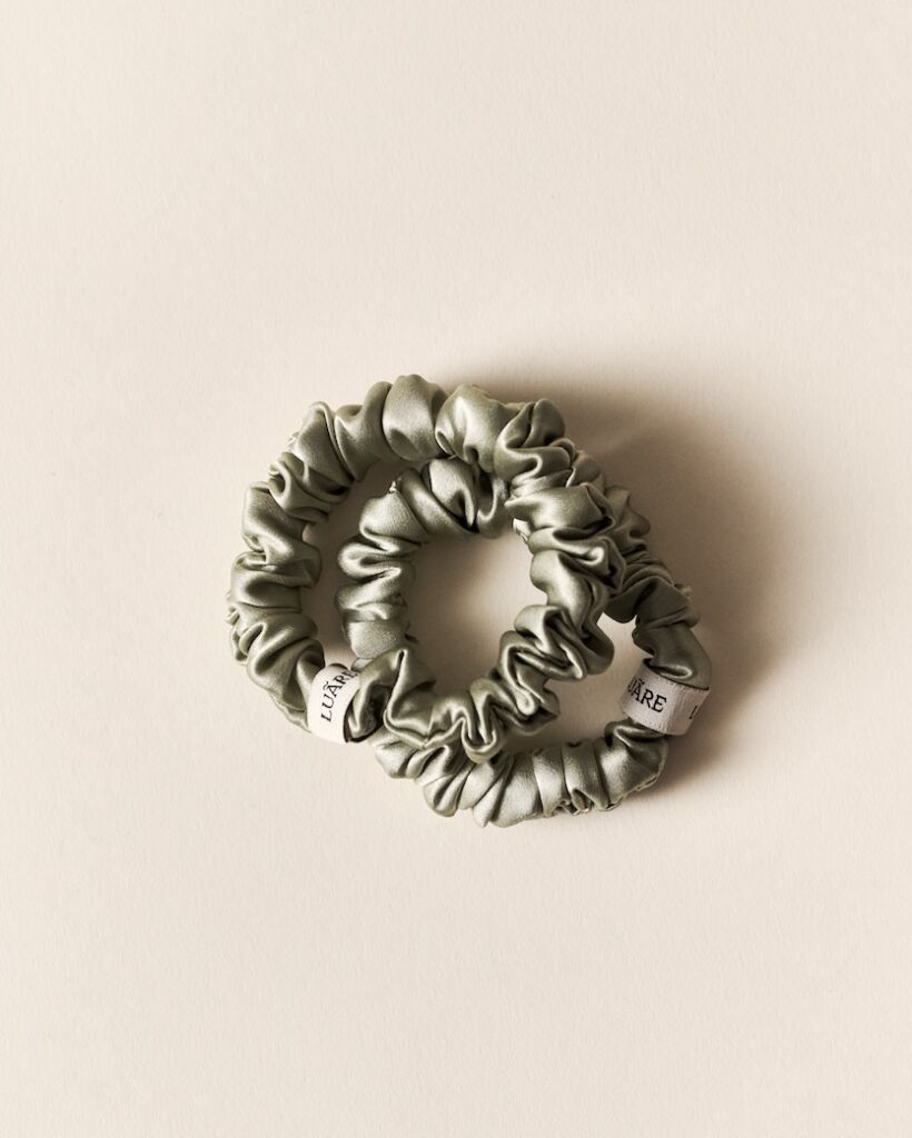 The Mini Silk Scrunchies