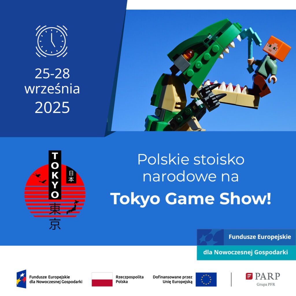 banner promujący polskie stoisko narodowe na Tokyo Game Show