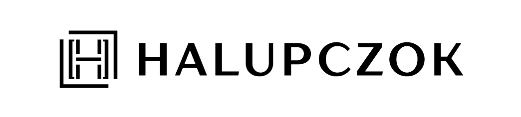 Halupczok Company Logo with an H letter stylised