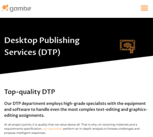 Multilingual DTP services ensuring consistent, high-quality layouts across languages and formats.
