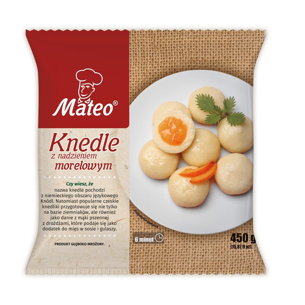 Sweet potato dumplings
with apricot filling