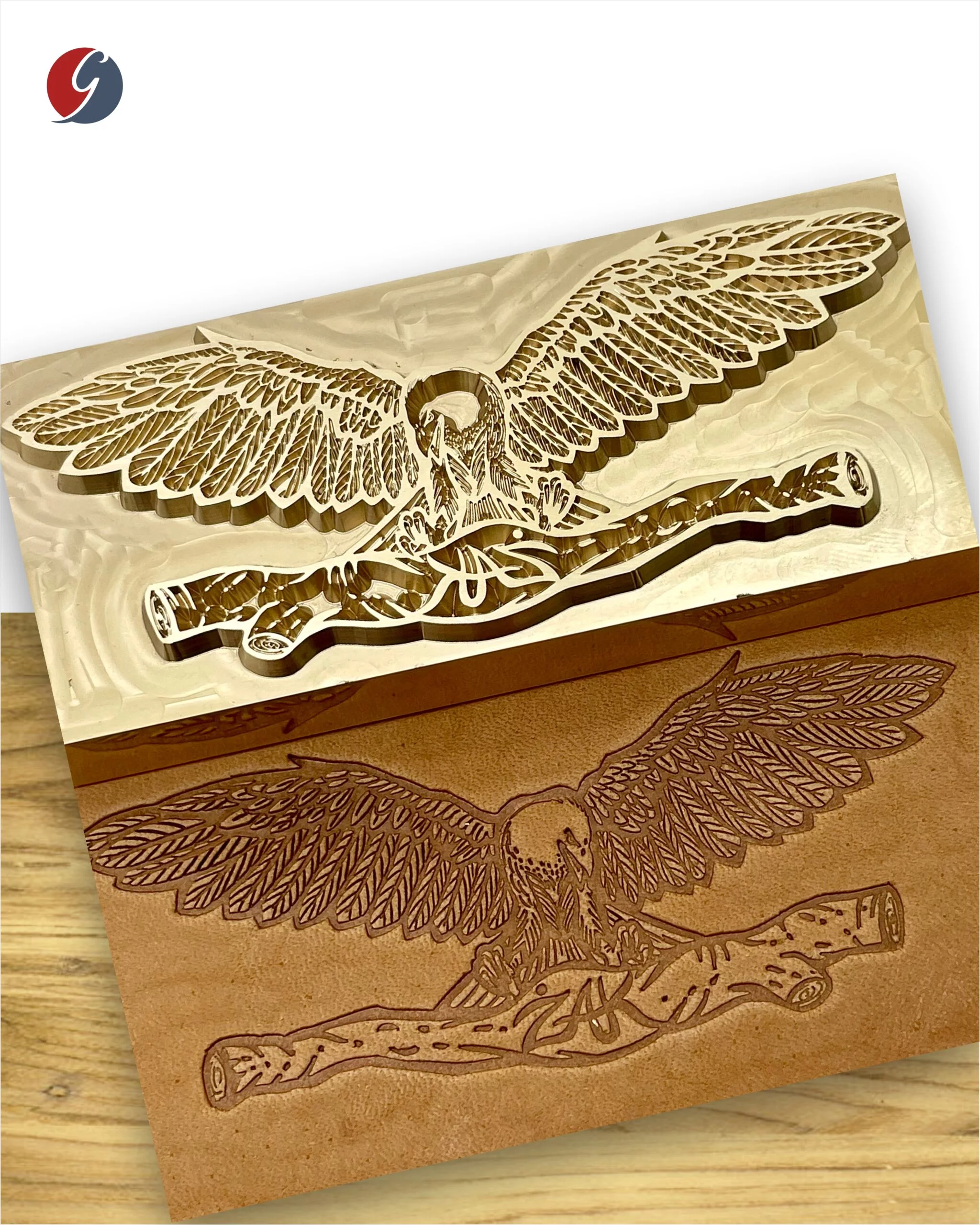 Dies for hot-stamping on leather