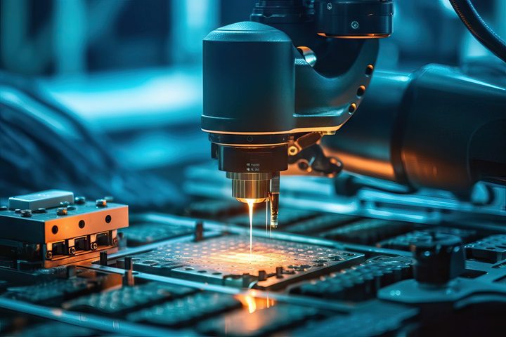 microchip production line
