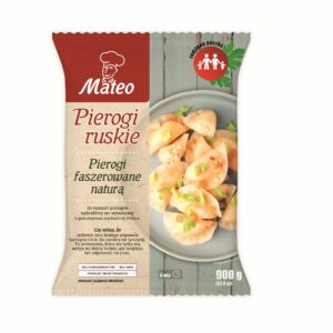 Dumplings with potato, cheese and onion