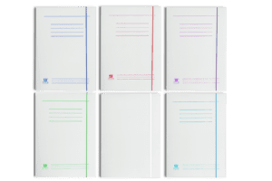 Folder with rubber closure, white