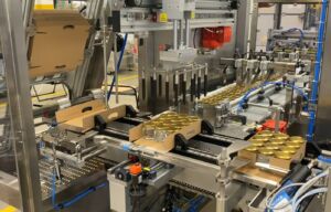 Efficient and reliable case packers for automatic packing in trays, wrap-around, and standard cardboard boxes.
