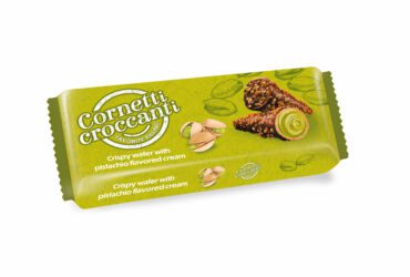 Retail packaging of Cornetti Croccanti Pistachio