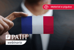 mężczyzna w garniturze trzymający w dłoni flagę Francji