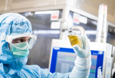 Fill-Finish services: visual inspection of sterile drug product vials to ensure quality and regulatory compliance.