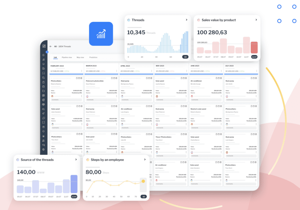 AI-driven CRM that automates workflows, delivers predictive insights, and helps close deals faster at scale.