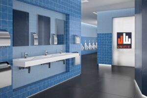 temporary washbasin and shower faucets