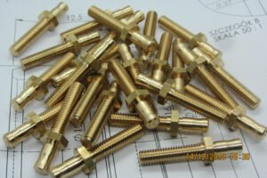 Brass turning.