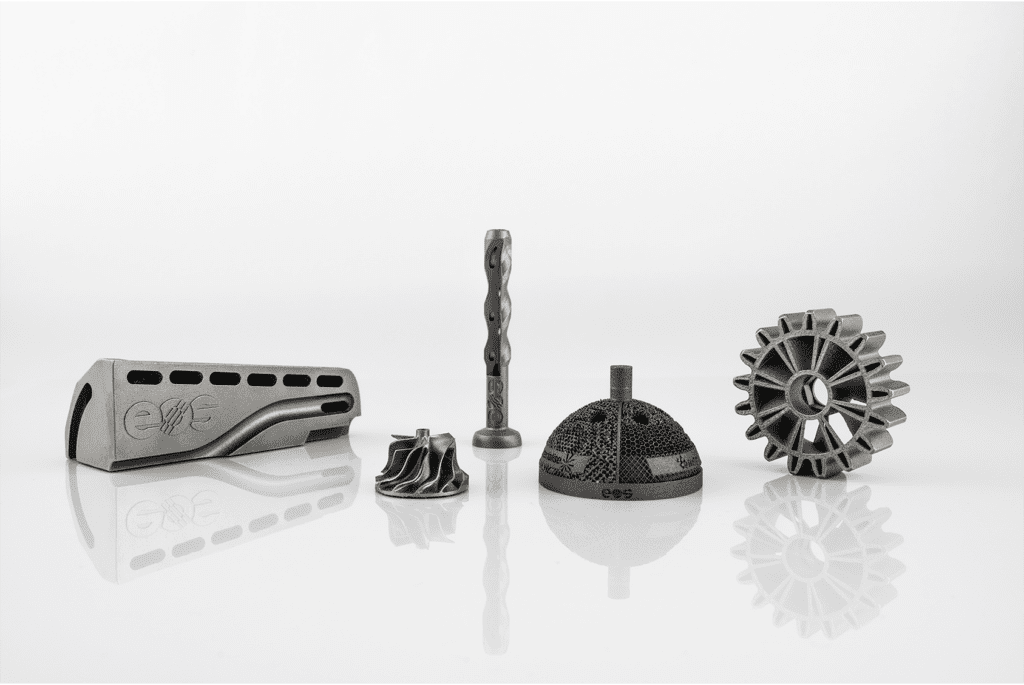 3D prints from DMLS materials