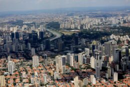 Brazylia, Sao PAulo, widok z lotu ptaka