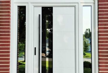 Composite doors with modern design.