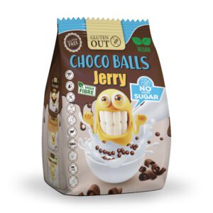 Jerry Choco Balls gluten-free breakfast cereals, allergen-free, sugar-free