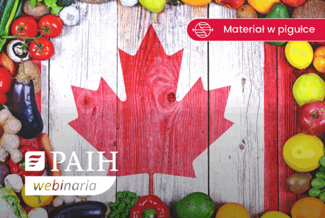 flaga Kanady wokół różne produkty spożywcze