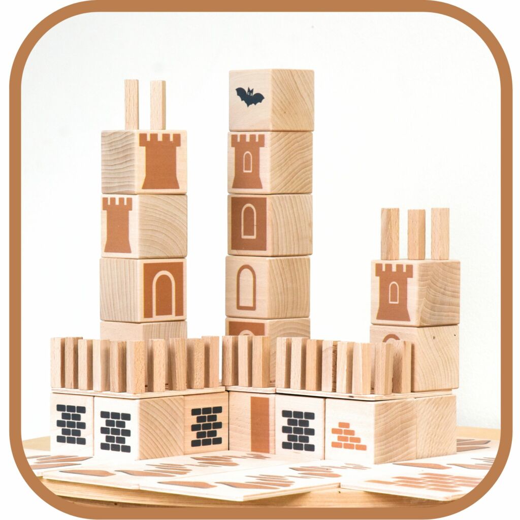 Castle wooden blocks