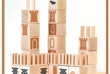 Castle wooden blocks