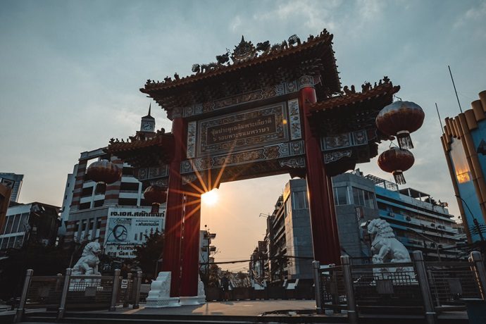 chińska brama w Bangkoku