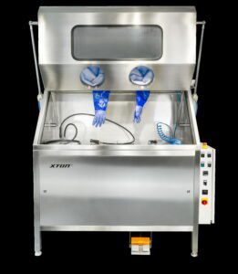 Front view of the device