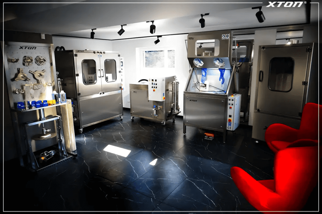 Showroom with our machines
